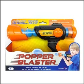 Popper blaster + 8 balles en mousse