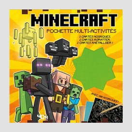 Coffret minecraft pochette multi-activit