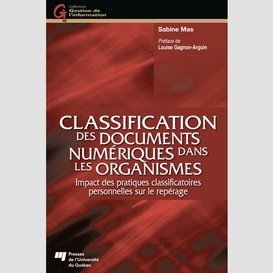 Classification des documents numériques dans les organismes