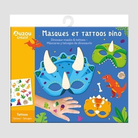 Masques et tattoos dino