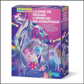 Fabrique ta licorne en origami lumineuse