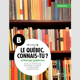 Le québec, connais-tu ? littérature québécoise