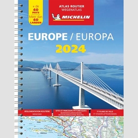 Europe atlas routier 2024