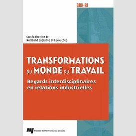 Transformations du monde du travail