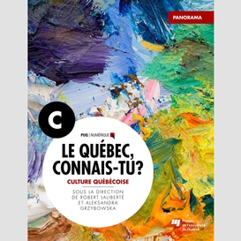 Le québec, connais-tu ? culture québécoise