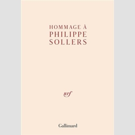 Hommage a philip sollers