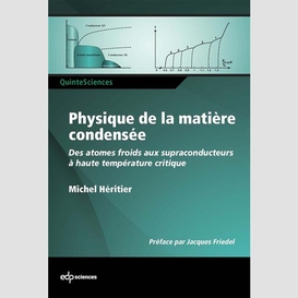 Physique de la matière condensée