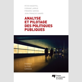 Analyse et pilotage des politiques publi