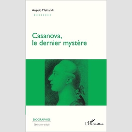 Casanova, le dernier mystère