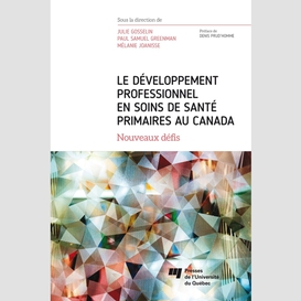 Le développement professionnel en soins de santé primaires au canada