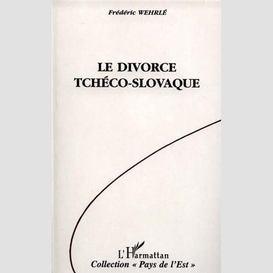 Le divorce tchéco-slovaque