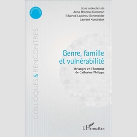 Genre, famille et vulnérabilité