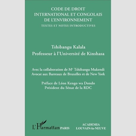 Code de droit international et congolais de l'environnement