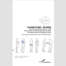 Le partage d'emploi - job sharing