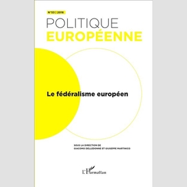 Le fédéralisme européen