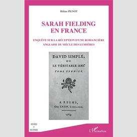 Sarah fielding en france