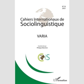 Cahiers internationaux de sociolinguistique