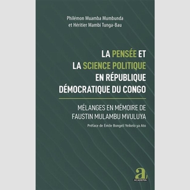 La pensée et la science politique en république démocratique du congo