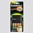 Chargeur duracell/4 piles aa prechargees