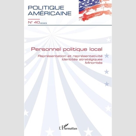 Personnel politique local