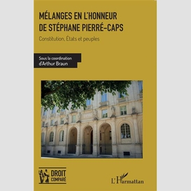 Mélanges en l'honneur de stéphane pierré-caps