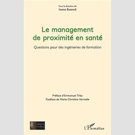 Le management de proximité en santé