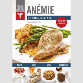 Anemie 21 jours de menus