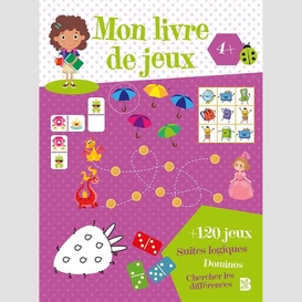 Mon livre de jeux 4+ (mauve)