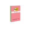 3/pkg post-it 4x6 ligne neon