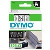 Dymo d1 3/8 ruban noir/blanc