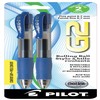 2/pqt stylo retr gel med bleu g2