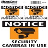 Affiche avis camera secur ang