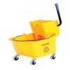 Seau+essor press later 33,12l jaune