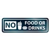 Affiche 8x2 ang no food/drink