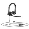 Casque d'ecoute stereo usb h570e logitec