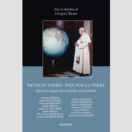 Pacem in terris. paix sur la terre