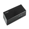 Stat acc usb-c/3.0 dual 4k hyb noir