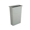 Conteneur mince dechet 105 l gris