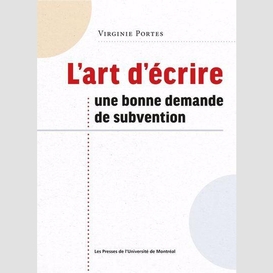 L'art d'écrire une bonne demande subvention