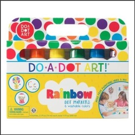 Do a dot art - rainbow pack 6 couleurs