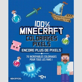 Color pixels 100% minecraft