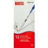 12/bte stylo bille bleu med basics