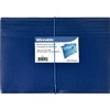Enveloppe expansible en poly 10x12 bleu