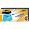 12/bte stylo bille bleu fin bic grip