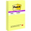 3/pqt post-it ligne 4x6 jaune