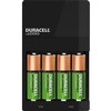 Chargeur duracell/4 piles aa prechargees
