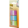 Languettes post-it 1 po bleu vif, mauve,