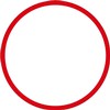 Mini-tampon encreur a cercle rouge s-pri