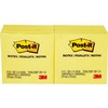 12/pqt post-it 3x3 jaune 100 fles/bloc