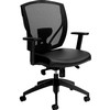 Fauteuil ibex synchro dos maille noir